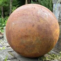 Стальная сфера — 3D КОРТЕН (518913) ∅ 1500 мм. Карабаш