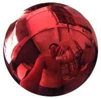 Шар Ø 850 х 2 мм. красный полый AISI304