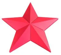 Красная звезда на памятник ø 250 мм. (517621) производство обелиск - стела пустотелая  в Карабаше