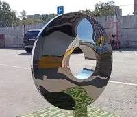 Линза арт  скульптура (519060) ∅ 2500 сталь AISI304 Карабаш 