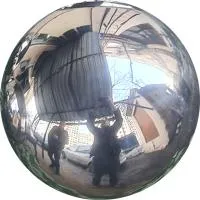 Шар ø 400 мм. полый полированный (517581) сертификат - сфера арт-объект пустотелая  в Карабаше