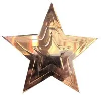 Звезда на памятник ø 150 (518234) монтаж обелиск - стела мм. пустотелая  в Карабаше