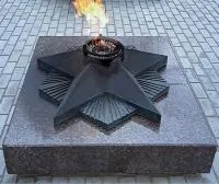 Вечный огонь фигурная подложка литье из чугуна (NSO-PiroClub) в Карабаше
