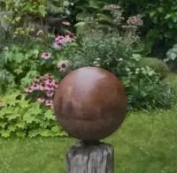 Шар сталь кортен (518941) ∅ 350 мм. Карабаш