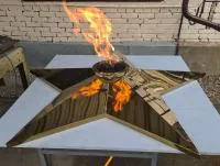 Звезда вечный огонь (514264) производство комплект горелка ГВД 379 10 89 00 ПС ø 1500 мм. пустотелая  в Карабаше