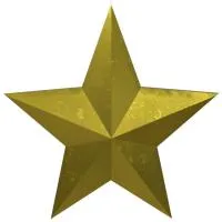 Звезда накладка на памятник литая латунь в Карабаше (518483)