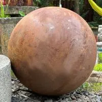 Шар металлический кортен (518919) ∅ 800 мм. Карабаш