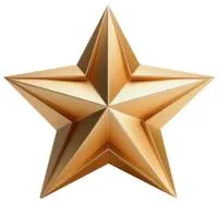 Звезда из латуни элемент декора на памятник в Карабаше (518509)