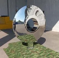 Линза парковый арт объект (519059) ∅ 1500 сталь AISI304 Карабаш 