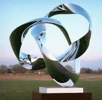 Кольца из нержавеющей стали скульптура (518288) производство арт-объект  в Карабаше