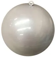 Новогодний шар белый (518857) ∅ 250 мм. Карабаш 