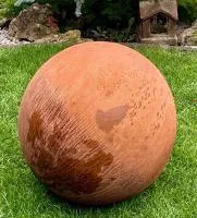 Металлический шар кортен (518920) ∅ 650 мм. Карабаш