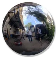 Шар ø 750 мм. полый полированный (517588) монтаж - сфера арт-объект пустотелая  в Карабаше