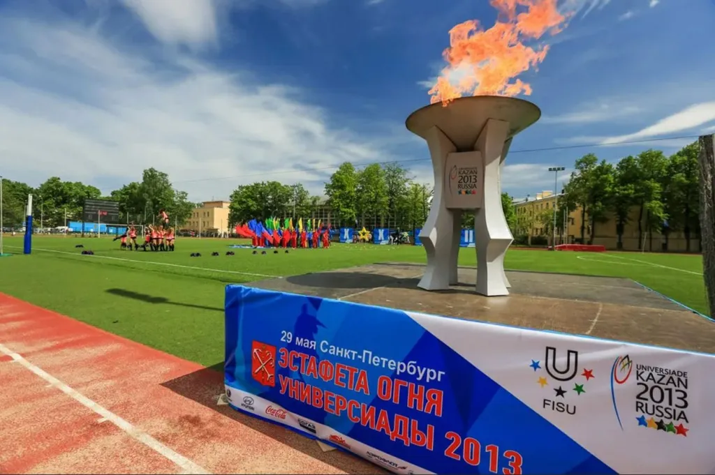 Олимпийский факел в Карабаше чаша олимпийского огня на заказ 